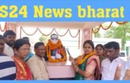 डॉ भीमराव अम्बेडकर की जयंती के अवसर पर  किया गया माल्यार्पण