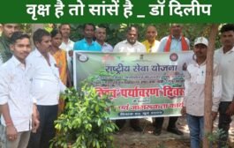 विश्व पर्यावरण दिवस के अवसर पर मजदूर किसान महाविद्यालय परिसर में हुआ वृक्षारोपण। वृक्ष है तो सांसें है _ डॉ दिलीप